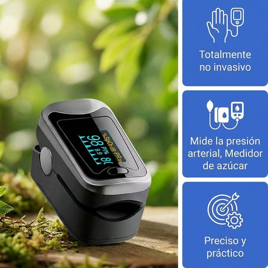[GlucoCare™ 3 en 1] Glucosa, Presión y Oxígeno Sin Agujas + Regalo Exclusivo